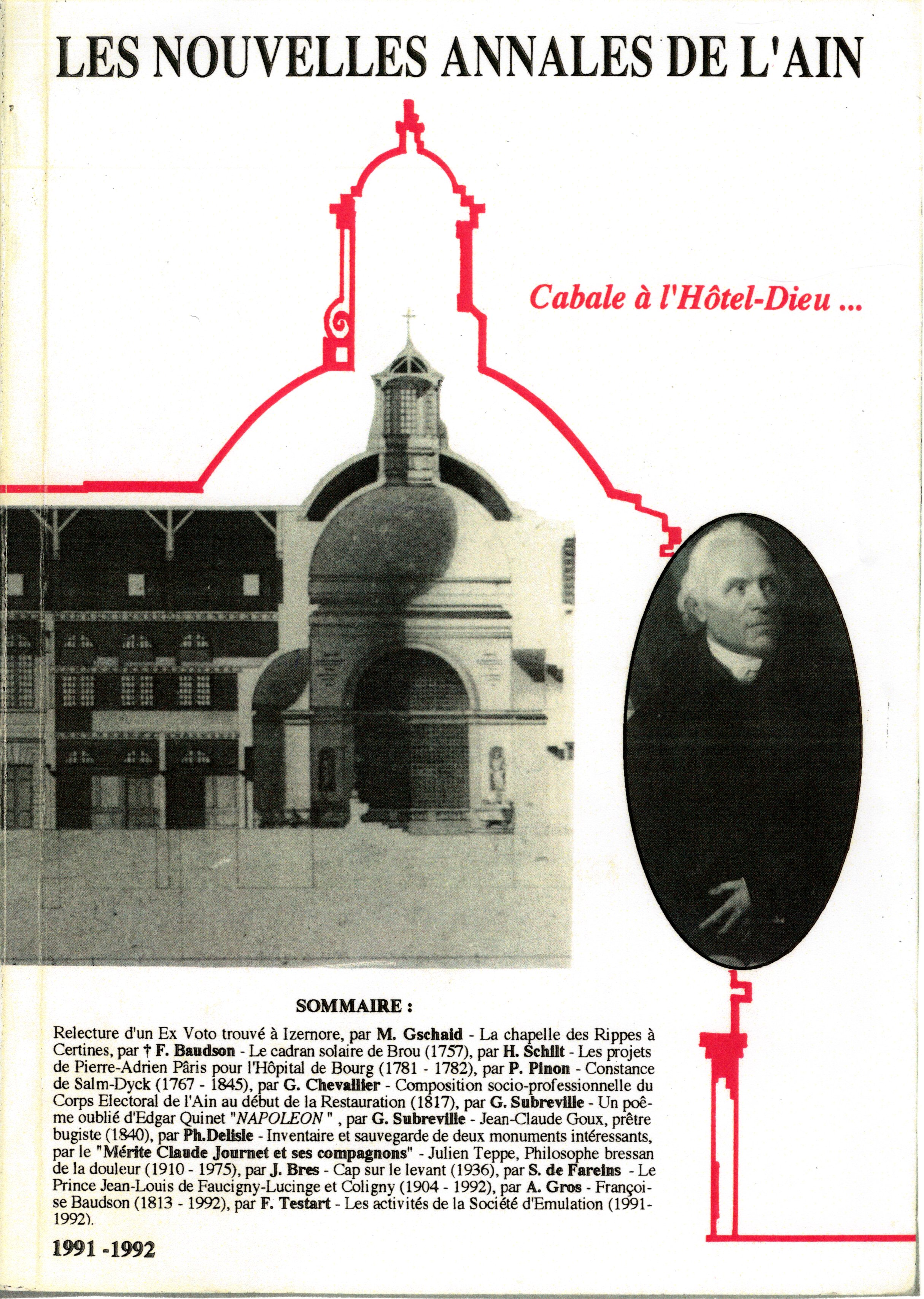 CABALE A L HOTEL DIEU 1991 1992
