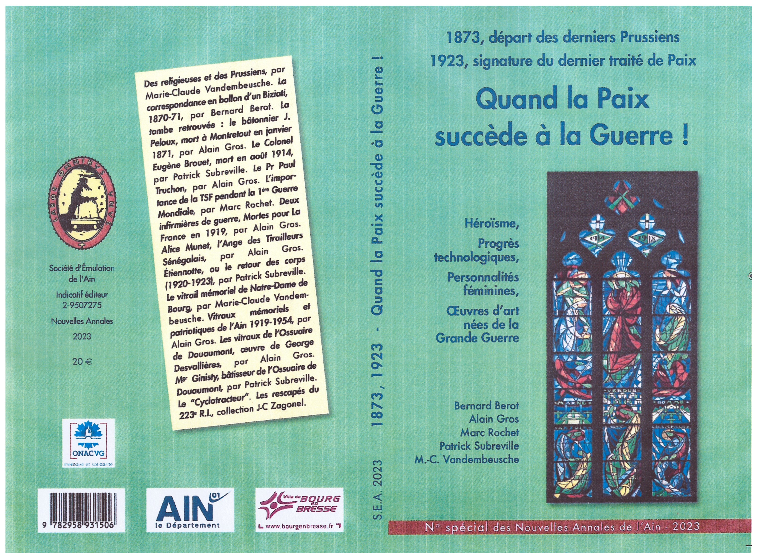 QUAND LA PAIX SUCCEDE A LA GUERRE